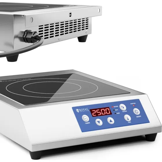 Royal Catering Induktionskogeplade 3500W - 28 cm