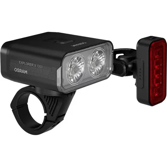 Osram LEDsBike Explorer X 1000 Spot - Sæt med 2 stk.