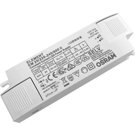 Osram 25W LED driver - 600mA - 30V-42V