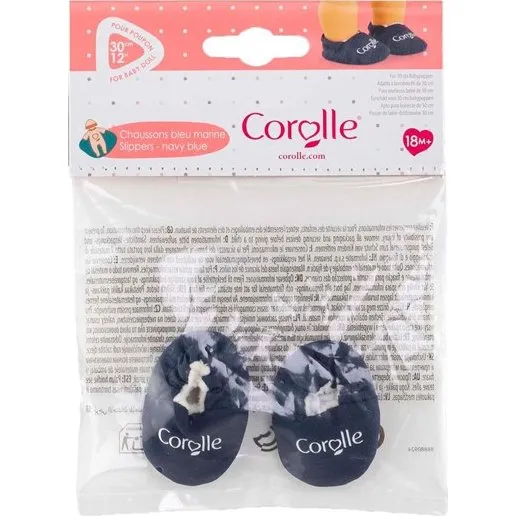 Corolle Marineblå Hjemmesko til Babydukke 30 cm