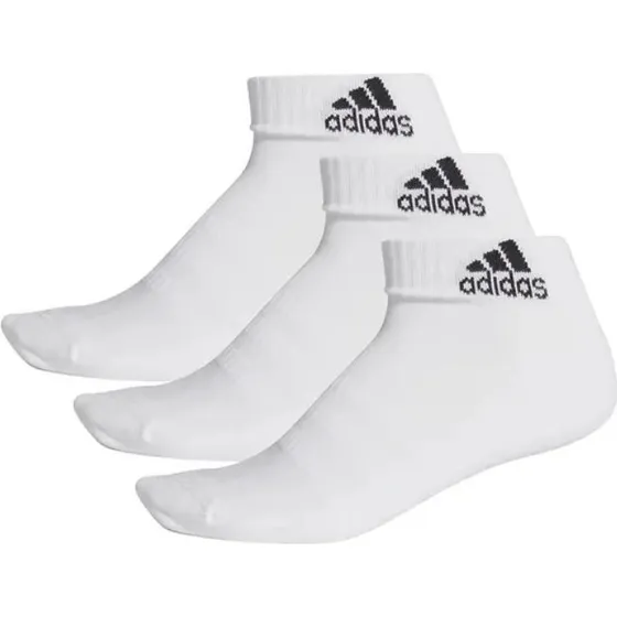 Adidas Cush Ankel Strømper 3-pak - Hvid