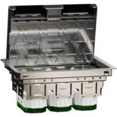 Schneider Electric Gulvboks-L 6 modul metal IP20