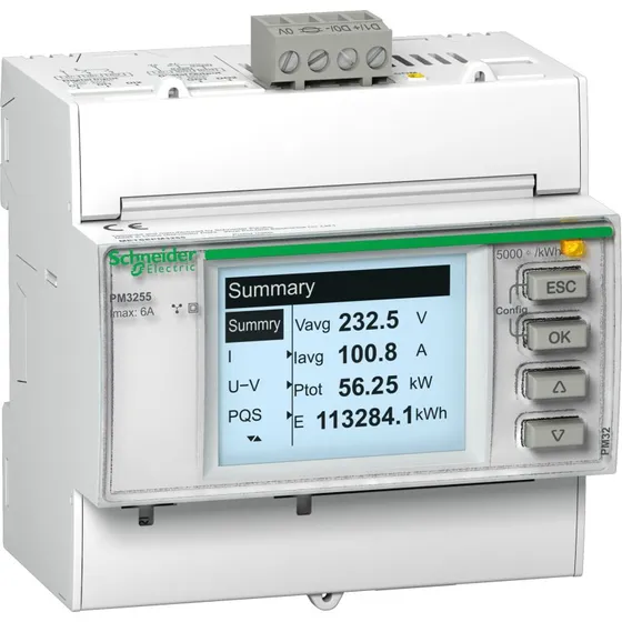 Schneider PM3250 Strømmåler med RS485 Modbus