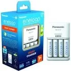Panasonic eneloop BQ-CC17 lader + 4x AA 2000mAh