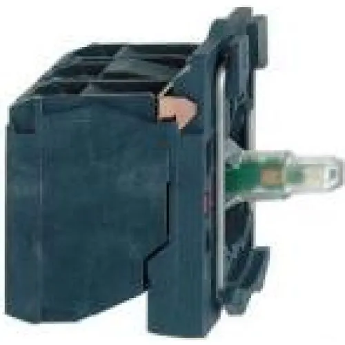 Harmony Lampetrykskrop UNI LED 24V 1xNO+1xNC Ø22mm Sort