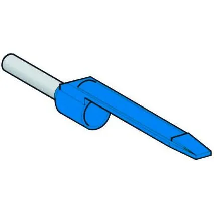 DZ5CA007 Ledningsafslutning blå, 0,75 mm²