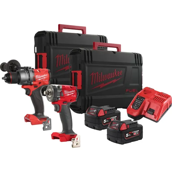 Milwaukee M18 PowerPack FPP2B3-502X – M18 FPD3 + FIW2F12