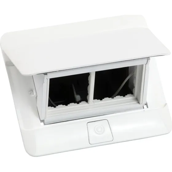 Legrand Pop-up 4 modul hvid med installationskit