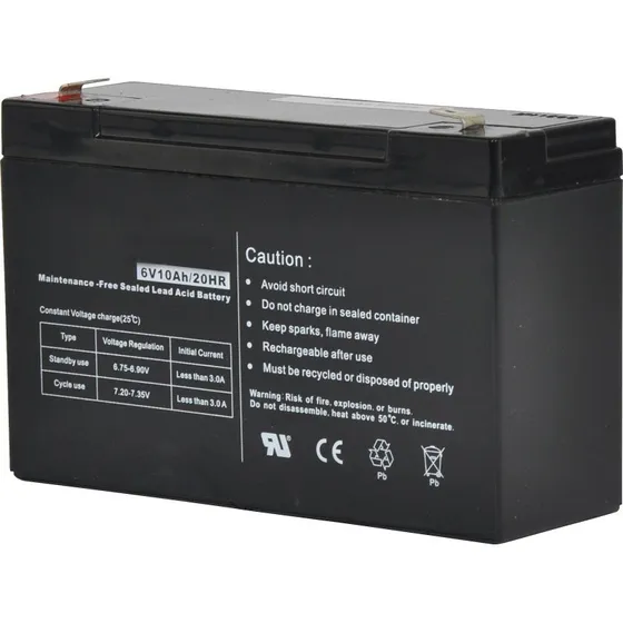 Gallagher 6V 10Ah batteri til S40 & S40LE spændingsgivere