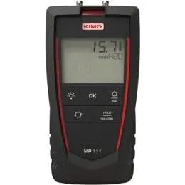 Kimo MP111 Differenstryksmanometer med kalibreringscertifikat