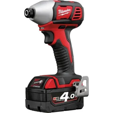 Milwaukee M18 BID-402C 1/4" Hex slagskruemaskine inkl. 2x4 Ah