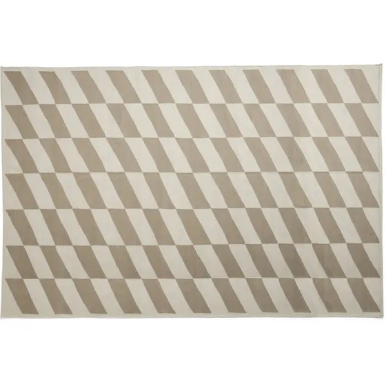 HAY Shift Kelim Tæppe 200x300 cm Beige
