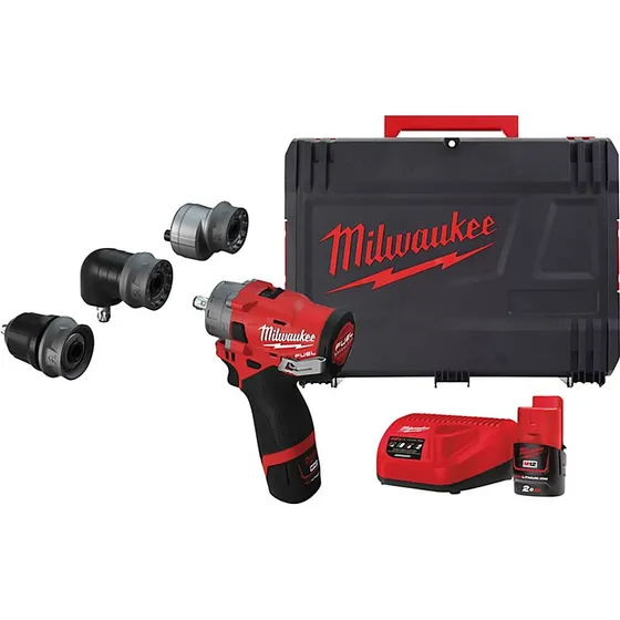 Milwaukee M12 FPDXKIT-202 kompakt 6-i-1 slagboremaskine