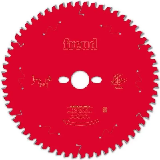 Freud F03FS09755 Rundsavklinge - 254x30mm, 60 tænder