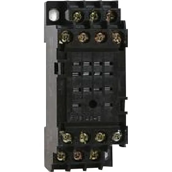 Omron PYF14-ESN-B Relæsokkel til MY2/MY4, 14-benet, Sort