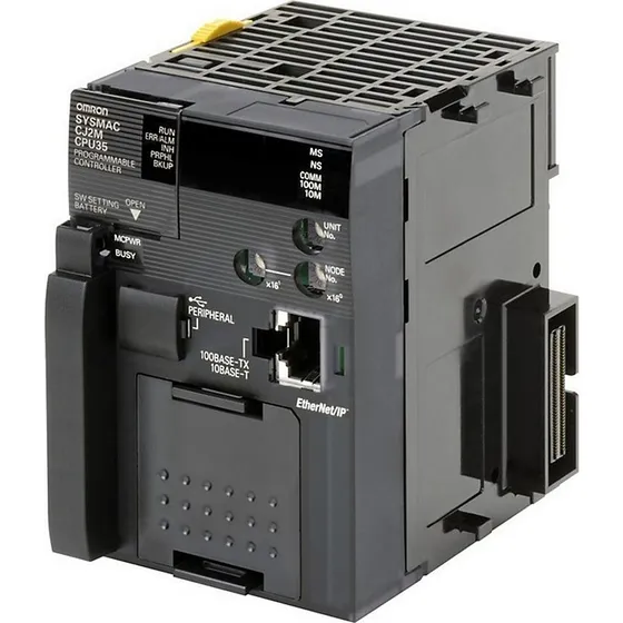 Omron CJ2M-CPU31 PLC med indbygget EtherNet/IP-port
