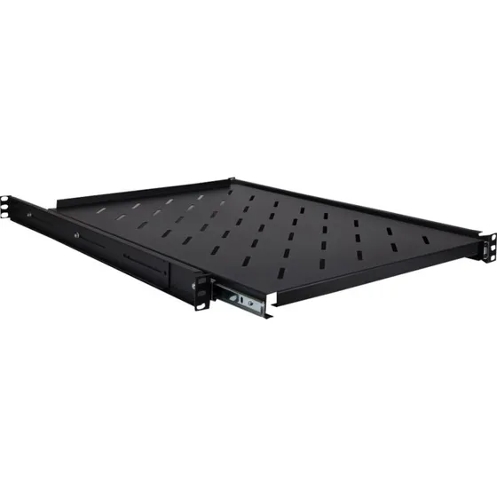 Inter-Tech SWAS-650 Stativgulvpanel, 1U, 19" Sort RAL 9005