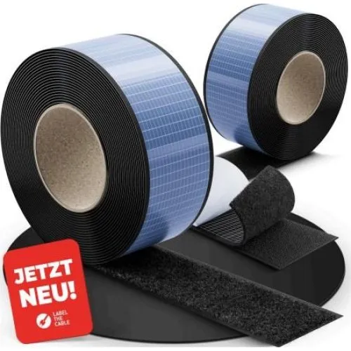 Label-the-cable LTC 1610-5-50 Fastgørelsestape, sort, 5m x 50mm