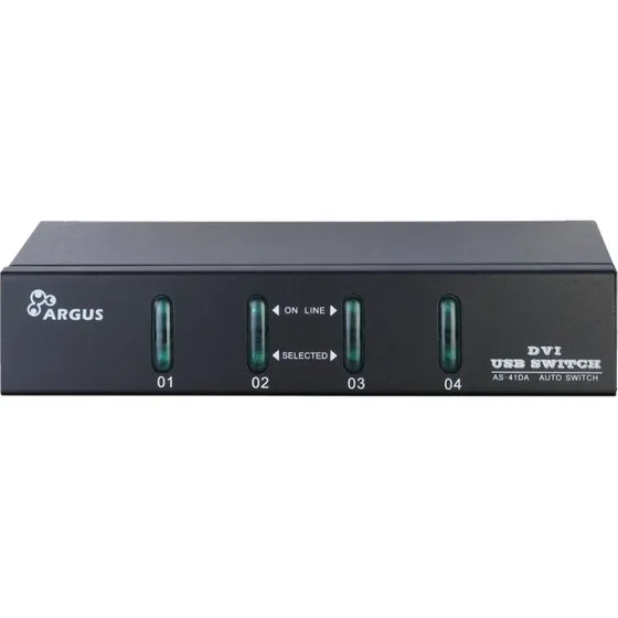 Argus KVM-AS-41DA KVM og audio-switch til desktop
