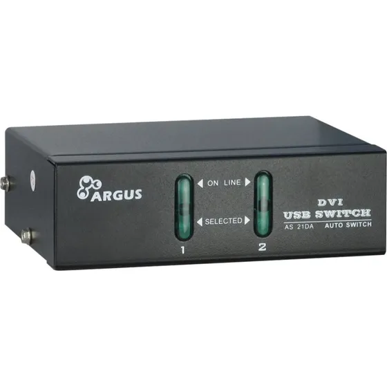 Argus KVM-AS-21DA KVM og audio-switch til desktop