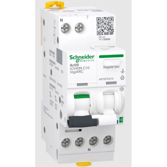 Schneider Acti9 iCV40 ARC Gnistdetektor 10A C 1P+N 30mA