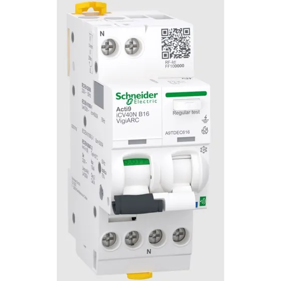 Schneider Acti9 iCV40 ARC Gnistdetektor 1P+N B16A 30mA