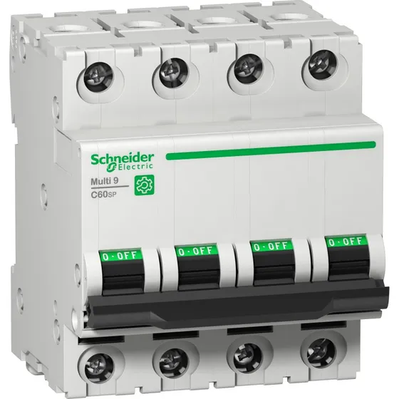 Schneider Multi9 C60sp Automatsikring 4P 16A C-karakteristik 10kA