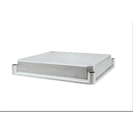 Låg til modulkasser PLS 540x540x95 RAL7035 Polycarbonat