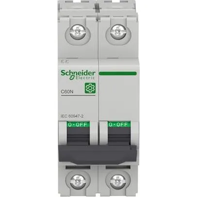 Automatsikring C60N 2P 2A 10kA 2M