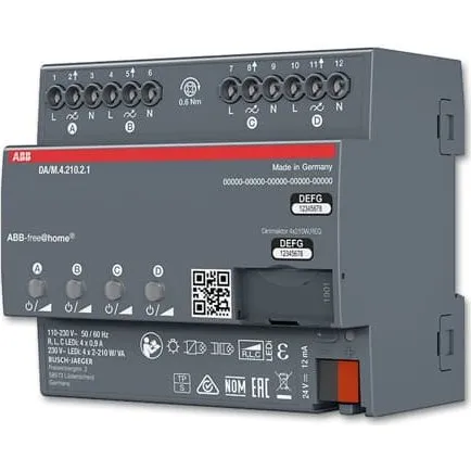 ABB free@home Lysdæmper universal 4 kanaler da/m.4.210.2.1