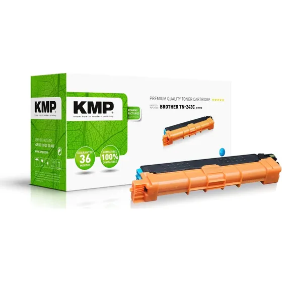 KMP 1268,0003 Cyan Toner til Brother TN243C