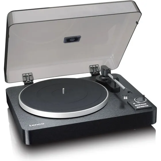 Lenco LBTA-165BK fuldautomatisk pladespiller, sort - Bluetooth