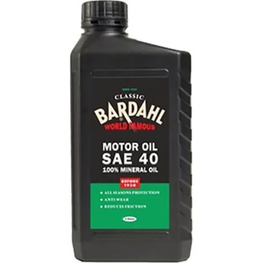 Bardahl Motorolie SAE40 1L - 100% mineralsk