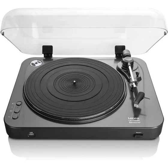 Lenco LBT-120BK pladespiller med Bluetooth og USB – sort