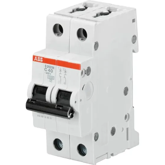 Automatsikring S202M-K13 2-polet 13A K-karakteristik 10kA