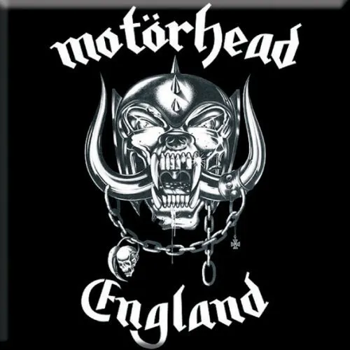 Motorhead Køleskabsmagnet: England (75x75mm)