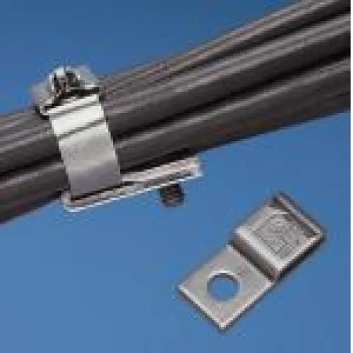 Rustfri kabel montagelade til 6 mm skrue - AISI 304