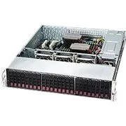 Supermicro SC216 BAC-R920LPB 2U Rack-kabinet med 920W Strømforsyning