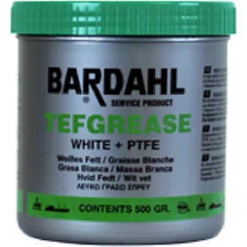 Bardahl Rustbeskyttende Teflonfedt 500 g (hvid litium/PTFE)