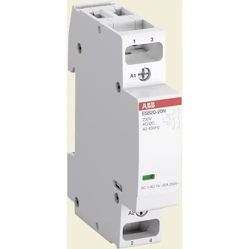 Installationskontaktor ESB20-02N-04 | 2-pol 20A 110V AC/DC