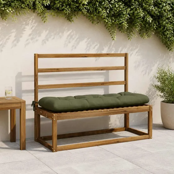 vidaXL Bænkpude VIANEN Olivengrøn 110 x 40 x 12 cm