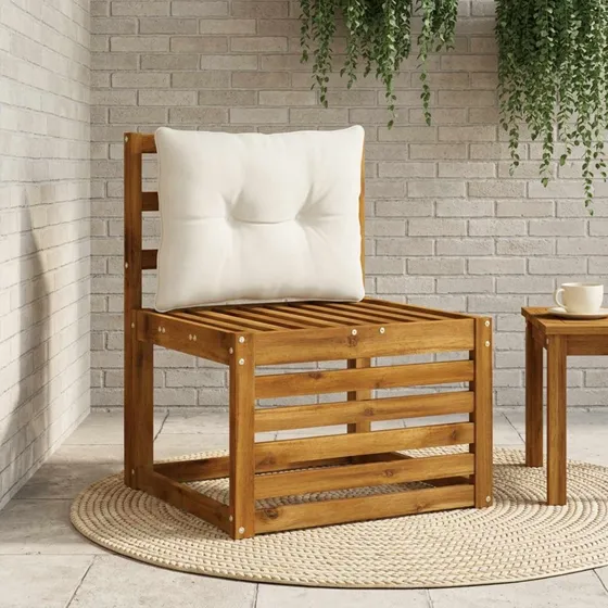 vidaXL Rygpude PUTTEN Hvid 60 x 40 x 10 cm