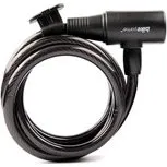 BikePartner Herkules WS-N6 spirallås 1800x10mm sort