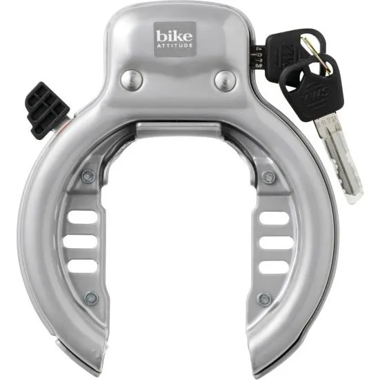 YWS Godkendt ringlås, sølv (forsikringsgodkendt)