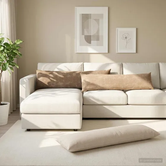 vidaXL HEERLEN Pudebetræk 2 stk. Gråbrun Chenille 40 x 145 cm