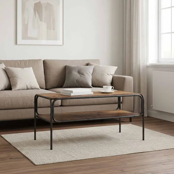 vidaXL Sidebord i gammelt træ, 100 x 50 x 46 cm