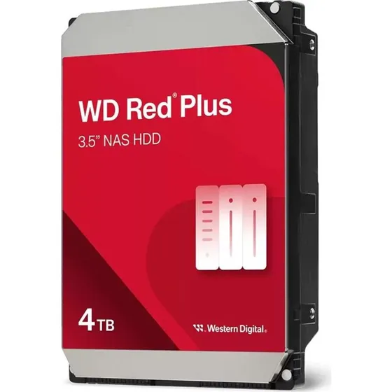 WD Red Plus WD40EFZZ 4 TB 3,5" NAS Harddisk