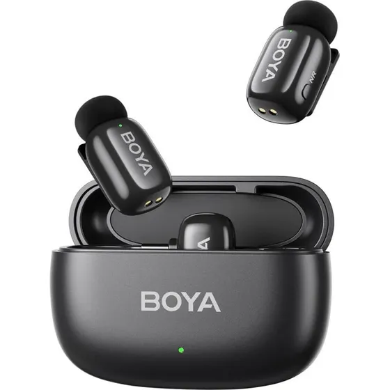 BOYA Trådløs Mini Mikrofon med AI, USB-C & 2.4GHz (2 stk.)