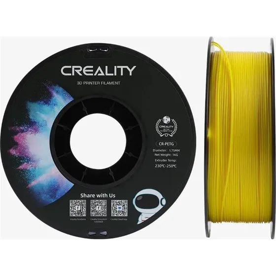 Creality3D CR-PETG Filament 1.75mm - Gul - 1 kg