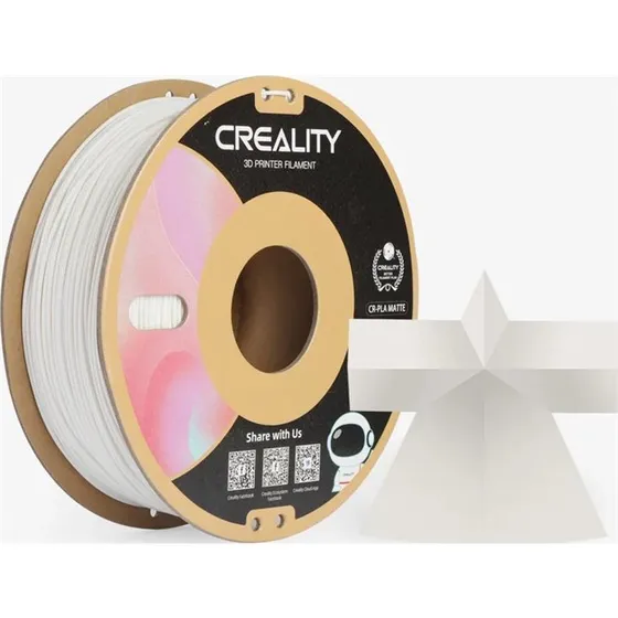 Creality3D CR-PLA Filament 1.75mm - Hvid 1 kg